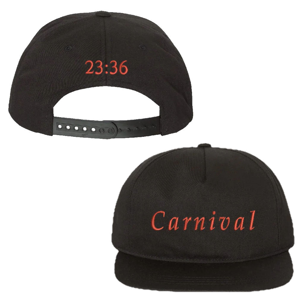 Trauma Ray Merch 2026 Carnival Snapback Hat Embroidered Gift For Rock Band Fans - Merchluma