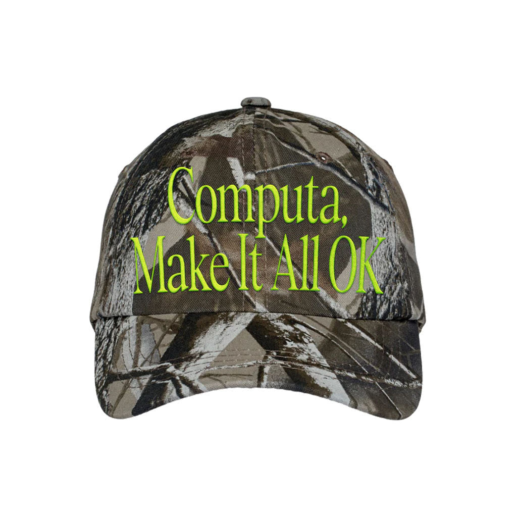 Rich Off Computer Merch 2026 Computa Make It All OK Hat Camo Best Gifts For Boyfriend - Merchluma
