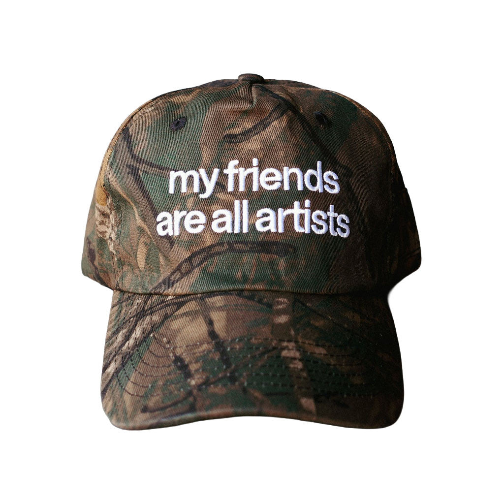 Pray For Me Studios Merch 2026 My Friend Are All Artists Camo Hat Embroidered Gifts For Friends - Merchluma