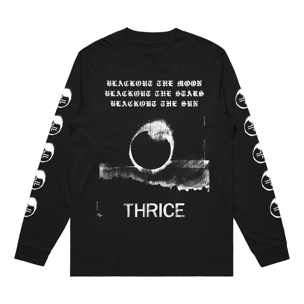 Thrice Merch 2026 Blackout Long Sleeve Shirt Unique Gift For Boyfriend - Merchluma