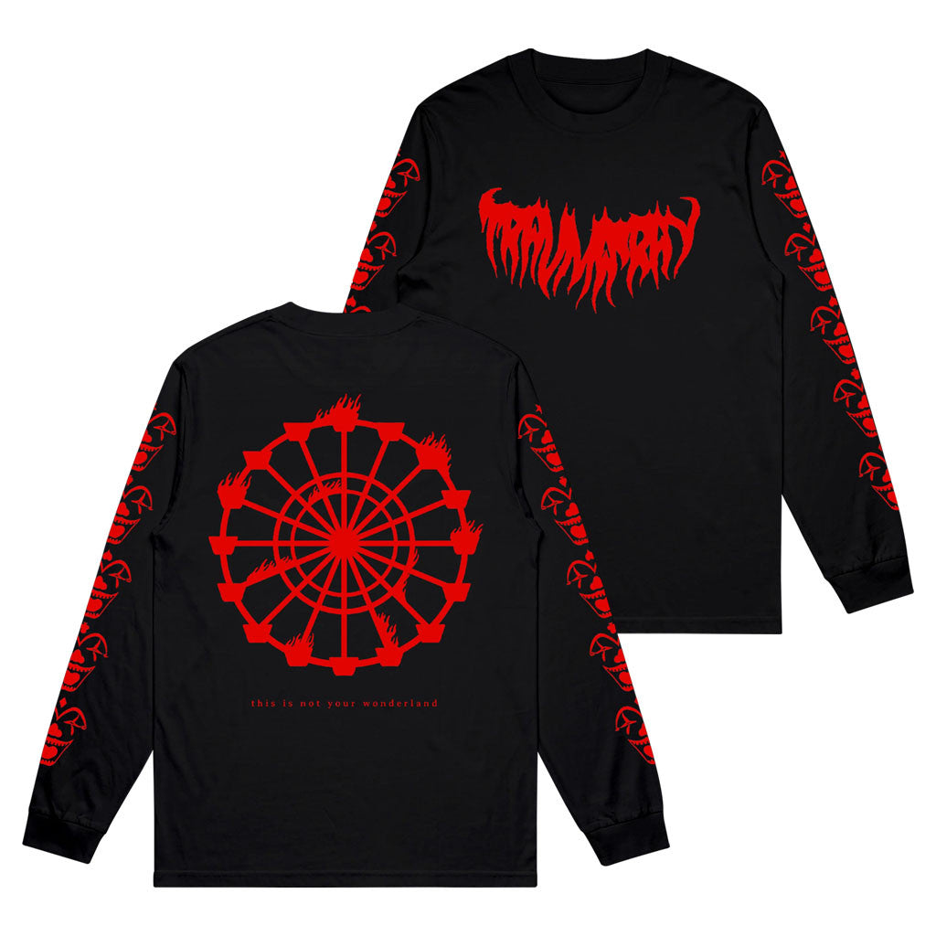 Trauma Ray Merch 2026 Smile Long Sleeve Shirt Black Gift For Rock Music Lovers - Merchluma