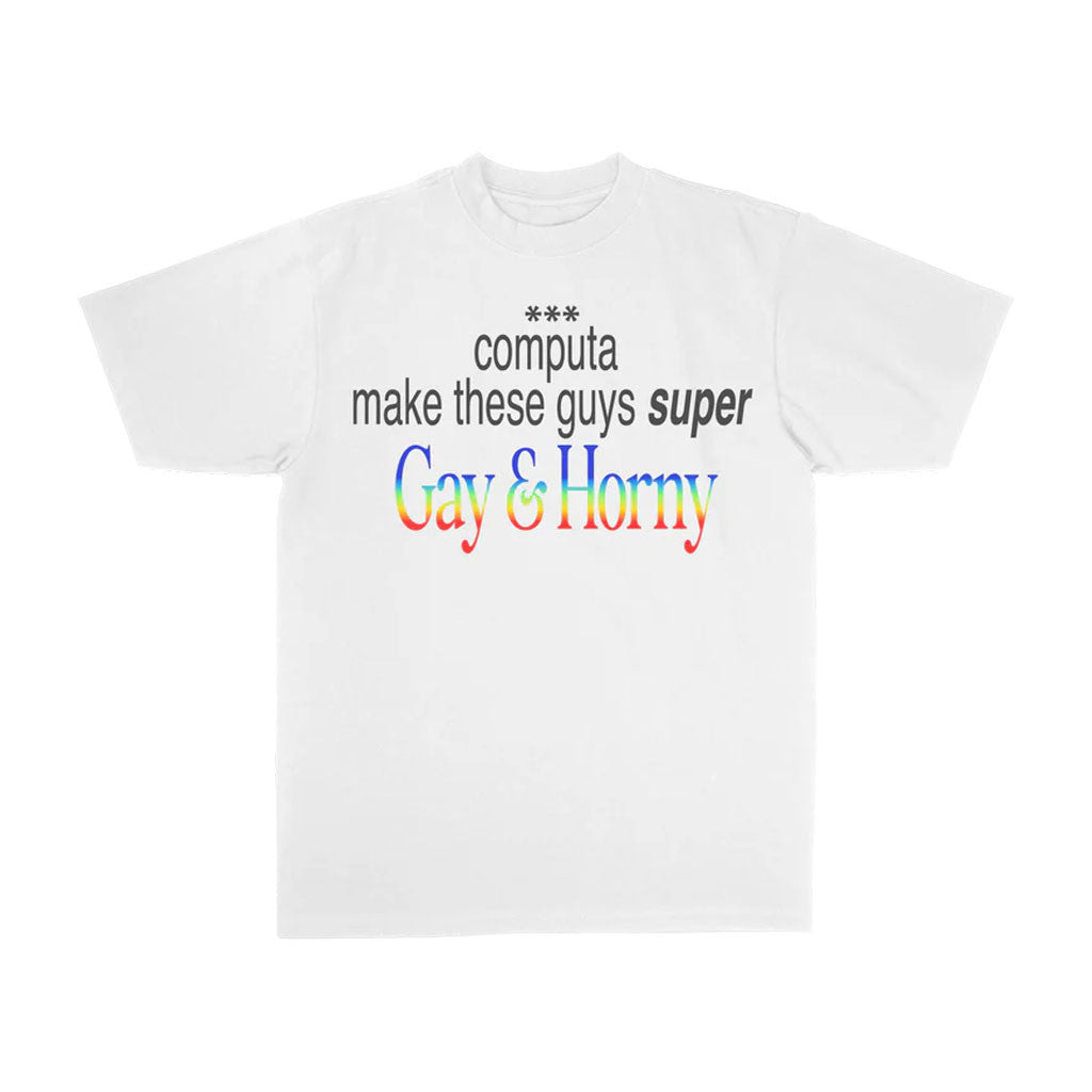 Rich Off Computer Merch 2026 Gay And Horny T-Shirt Unique Gifts Ideas For Friends - Merchluma
