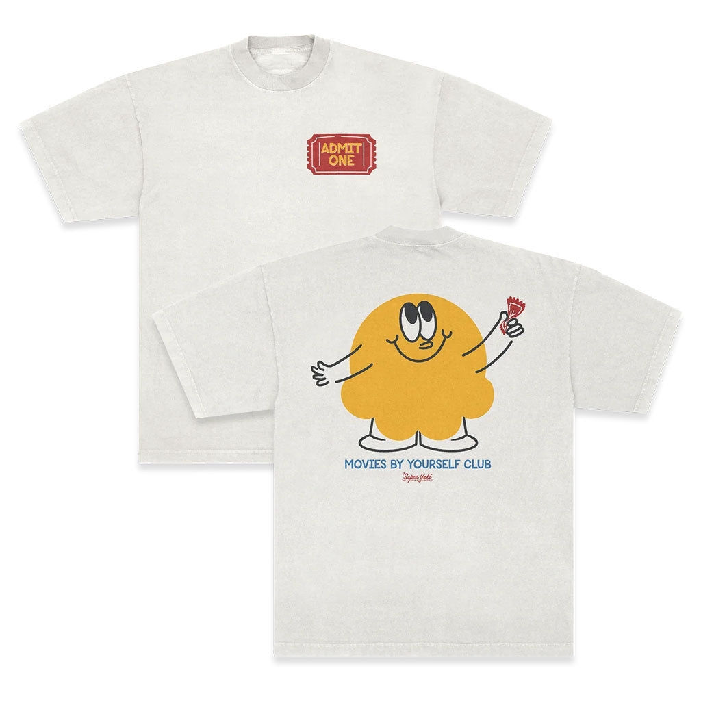 Super Yaki Merch 2026 Movies By Yourself Club T-Shirt Admit One Shirt Gift For My Wife - Merchluma