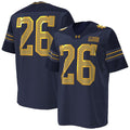 Notre Dame Merch #26 Notre Dame Fighting Irish Under Armour 2026 Shamrock Series Jersey Navy - Merchluma