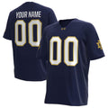 Personalized Notre Dame Merch 2026 Notre Dame Fighting Irish Under Armour Football Jersey Navy - Merchluma