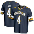 #4 Jeremiyah Love Jersey Shirt Notre Dame Merch Notre Dame Fighting Irish GameDay Greats Jersey - Merchluma