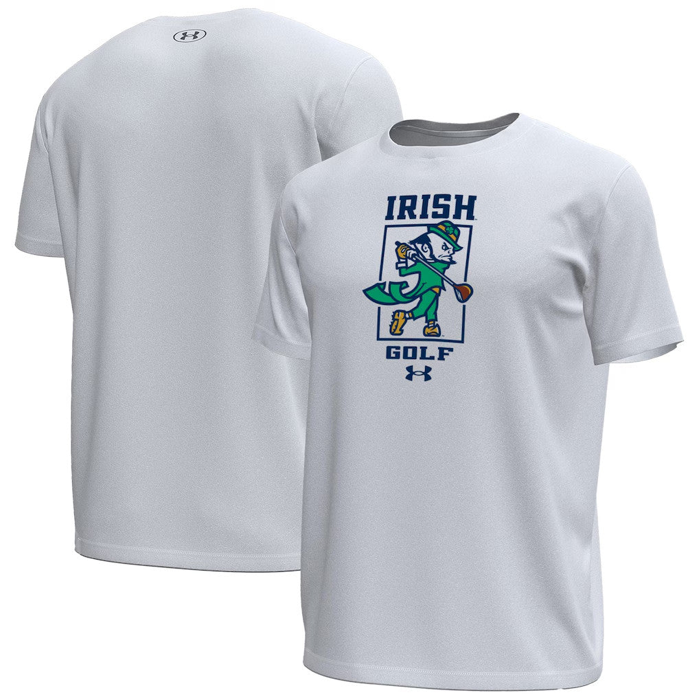 Notre Dame Merch 2026 Notre Dame Fighting Irish Golf Leprechaun T-Shirt Gift For Golf Lovers - Merchluma