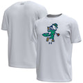 Notre Dame Merch 2026 Notre Dame Fighting Irish Under Armour Golf Leprechaun T-Shirt White - Merchluma