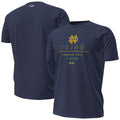 Notre Dame Merch Notre Dame Fighting Irish 2026 Shamrock Series Lambeau Field T-Shirt Navy - Merchluma