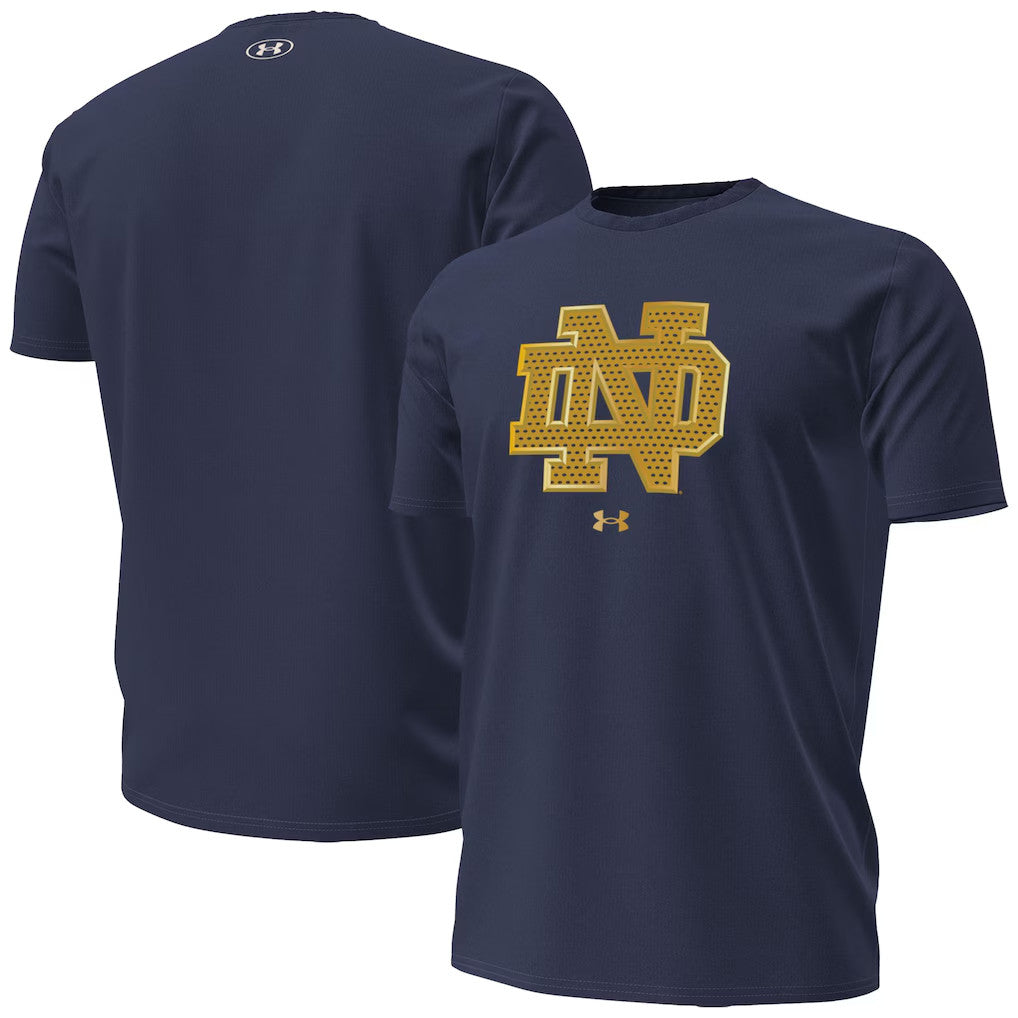 Notre Dame Merch Notre Dame Fighting Irish 2026 Shamrock Series Metallic T-Shirt Gift For Him - Merchluma