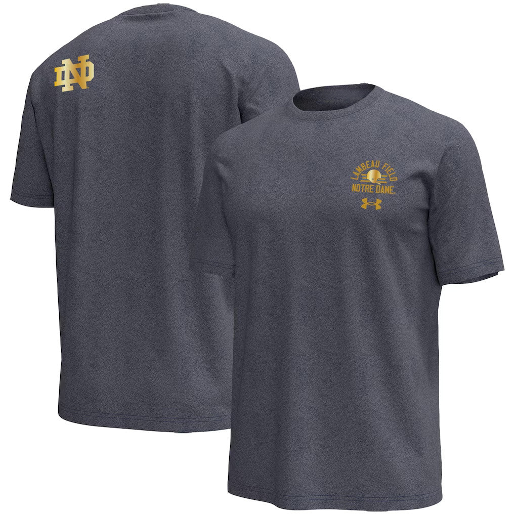 Notre Dame Merch Notre Dame Fighting Irish Under Armour 2026 Shamrock Series Icon T-Shirt - Merchluma