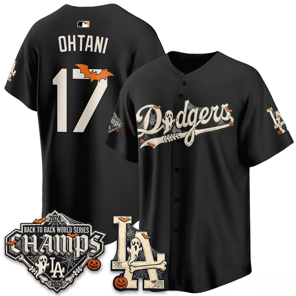 #17 Ohtani Jersey Shirt Los Angeles Dodgers Halloween 2026 Jersey LA Dodgers Merch Fan Gifts - Merchluma