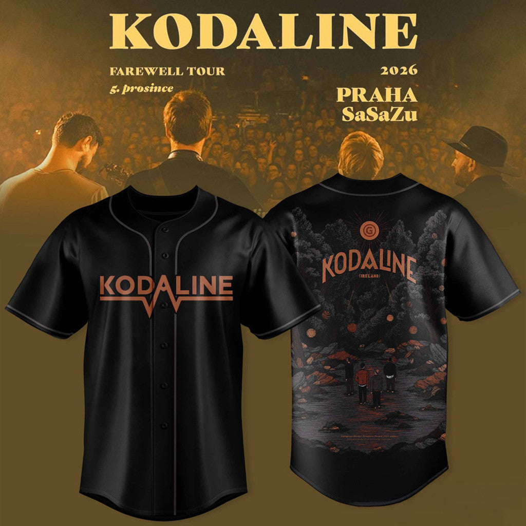Kodaline Farewell Tour 2026 Vintage Baseball Jersey Kodaline Merch Present For Rock Band Lover - Merchluma