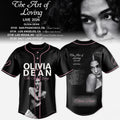 Olivia Dean Merch Tour The Art Of Loving 2026 Baseball Jersey Signed Gifts For Music Fans - Merchluma