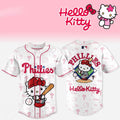 Hello Kitty X Philadelphia Phillies 2026 Baseball Jersey Phillies Merch Cute Gift For Fans - Merchluma