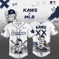 KAWS X New York Yankees 2026 Baseball Jersey NY Yankees Merch Best Gift For Baseball Fans - Merchluma