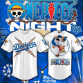 Los Angeles Dodgers X One Piece Night 2026 Baseball Jersey LA Dodgers Merch Anime Fan Gifts - Merchluma