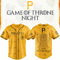 Pittsburgh Pirates X House Of The Dragons 2026 GOT Night Baseball Jersey Pirates Merch Fan Gift - Merchluma