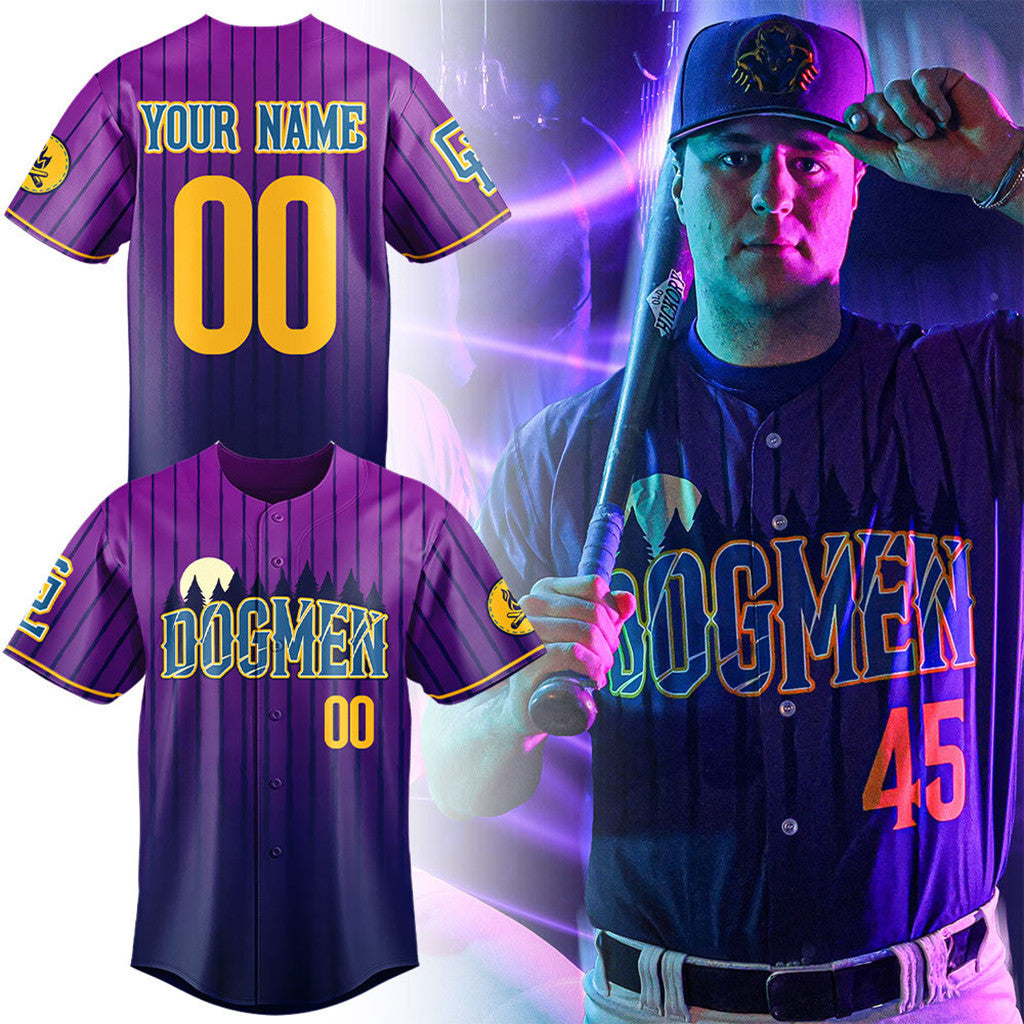 Custom Great Lakes Loons Dogmen New Baseball Jersey Great Lakes Loons Merch Baseball Fan Gifts - Merchluma