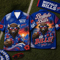 Buffalo Bills 2026 Mascot Beach Vibes Summer Hawaiian Shirt Buffalo Bills Merch Special Gifts - Merchluma