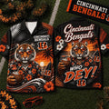 Cincinnati Bengals 2026 Mascot Beach Vibes Summer Hawaiian Shirt Bengals Merch Fan Gift Ideas - Merchluma