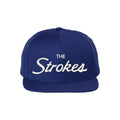 The Strokes Merch 2026 The Strokes Script Logo Snapback Hat Embroidered Gift For Band Fans - Merchluma