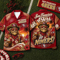 San Francisco 49ers 2026 Mascot Beach Vibes Summer Hawaiian Shirt SF 49ers Merch Gift For Dad - Merchluma