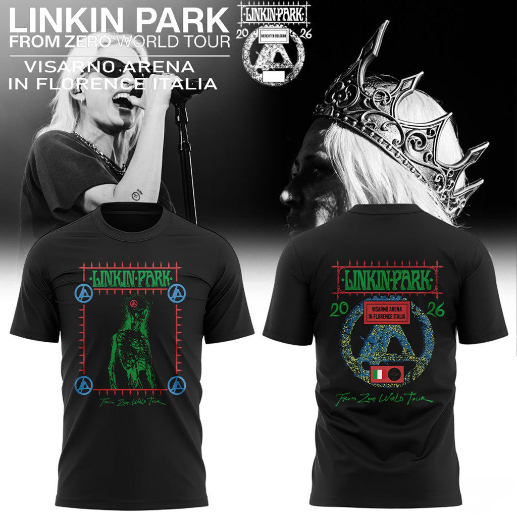 Linkin Park From Zero World Tour 2026 At Visarno Arena T-Shirt Linkin Park Merch Music Fan Gift - Merchluma
