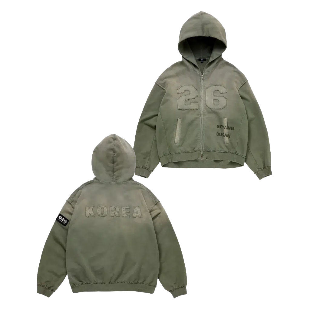 BTS Merch 2026 Arirang World Tour Zip Hoodie Korea BTS Shirt Best Gifts For Army - Merchluma