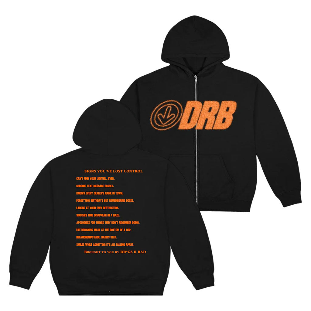 Lucki Merch Lucki Vault 2026 Signs Zip Hoodie BRB Merch Best Gifts For Rapper Fans - Merchluma