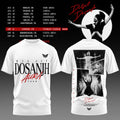 Diljit Dosanjh Aura World Tour 2026 T-Shirt White Diljit Dosanjh Merch Gift For Fans - Merchluma