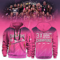 Adelaide Thunderbirds 3X Suncorp Super Netball Champions 2026 Quarter Zip Hoodie Fan Merch - Merchluma