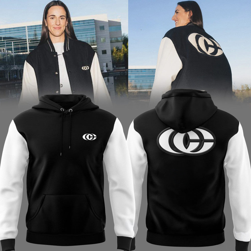 Caitlin Clark Black And White Hoodie Indiana Fever Caitlin Clark Merch 2026 Gift For Sisters - Merchluma