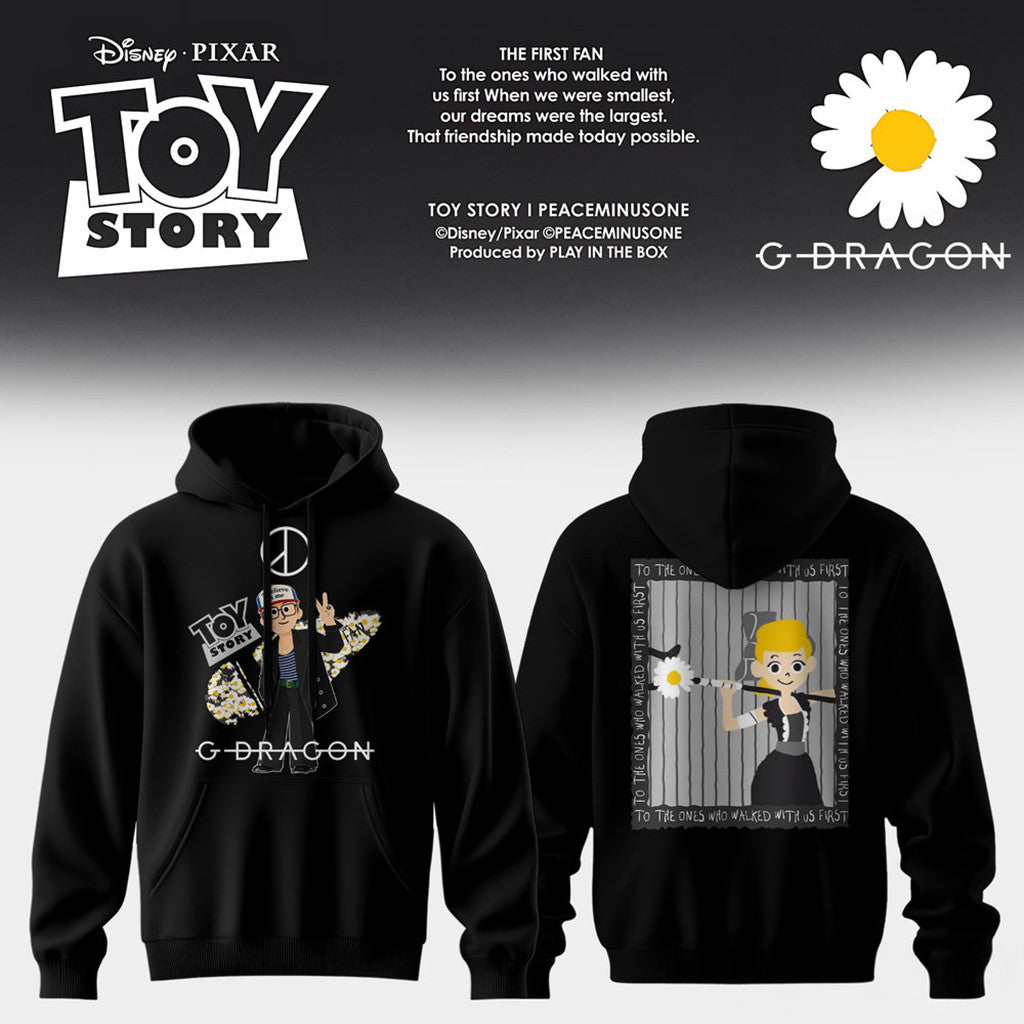 G-Dragon X Toy Story 5 Bo Peep Daisy Hoodie 2026 G-Dragon Merch Special Gift For Her - Merchluma