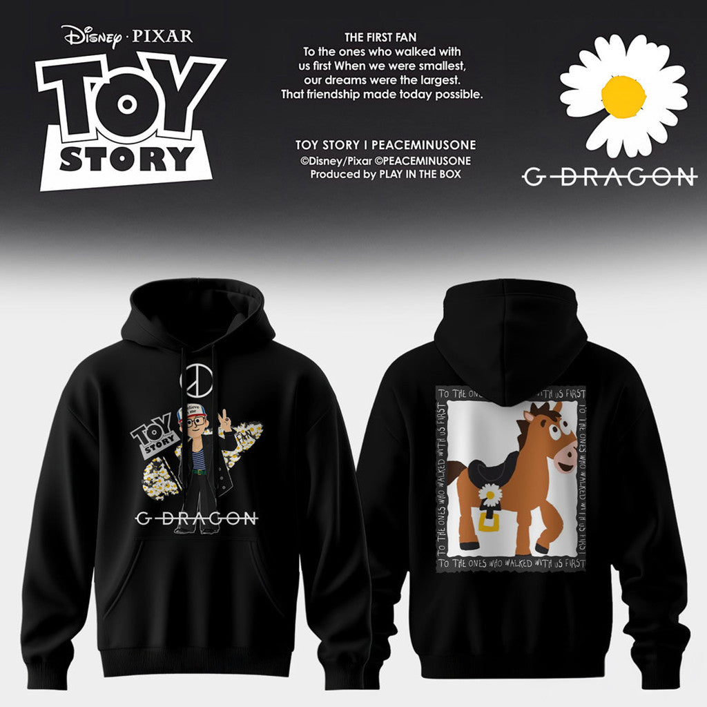 G-Dragon X Toy Story 5 Bullseye Daisy Hoodie 2026 G-Dragon Big Bang Merch Gift For Sisters - Merchluma