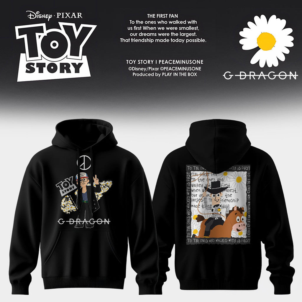 G-Dragon X Toy Story 5 Woody And Bullseye Hoodie 2026 G-Dragon Merch Present For Son - Merchluma