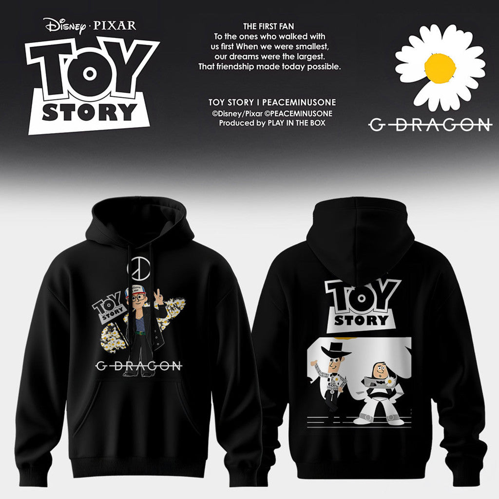 G-Dragon X Toy Story 5 Woody And Buzz Hoodie 2026 G-Dragon Merch Gifts For My Wife - Merchluma