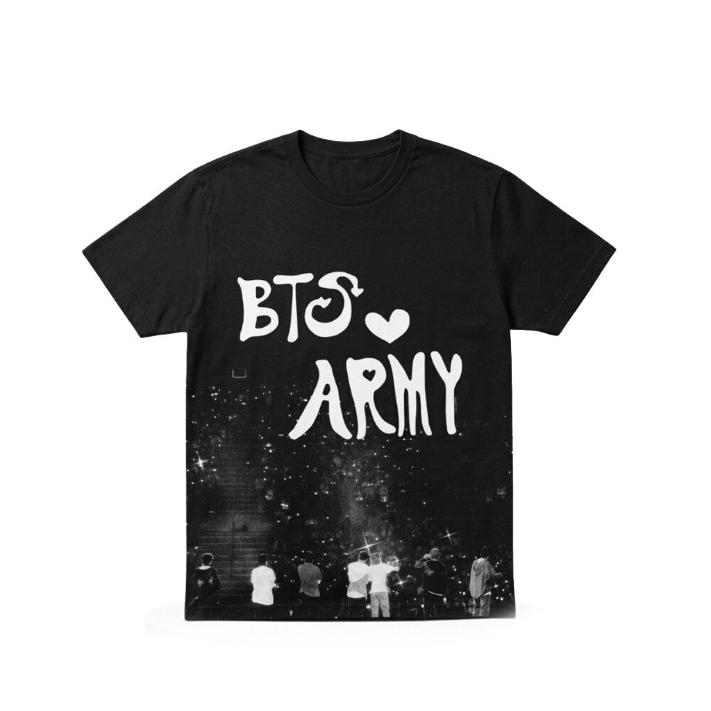 BTS Army Kpop Concert Crowd T-Shirt BTS World Tour Merch Arirang 2026 Gift For Kpop Fans - Merchluma