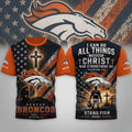 Denver Broncos Faith Family Football Shirt 2026 Denver Broncos Merch Christian Gifts Ideas - Merchluma