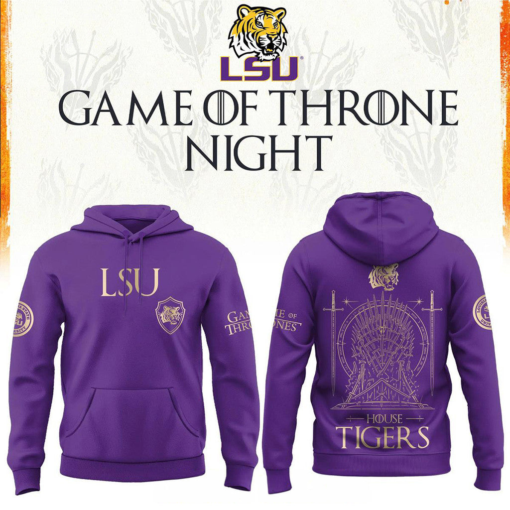 LSU Tigers 2026 House Of The Dragons Night Hoodie LSU Tigers Merch Gifts For Boyfriend - Merchluma