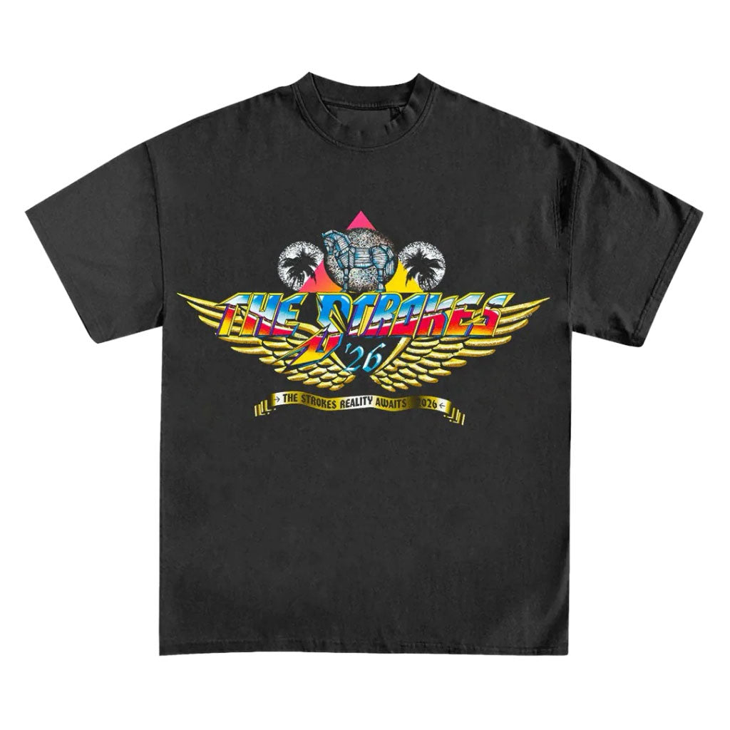The Strokes Merch 2026 Eagle Wings T-Shirt The Strokes Shirt Gift For Rock Fans - Merchluma
