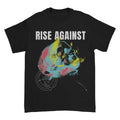 Rise Against Merch 2026 Projecting Skull T-Shirt Black Rise Against Shirt Gift For Fans - Merchluma
