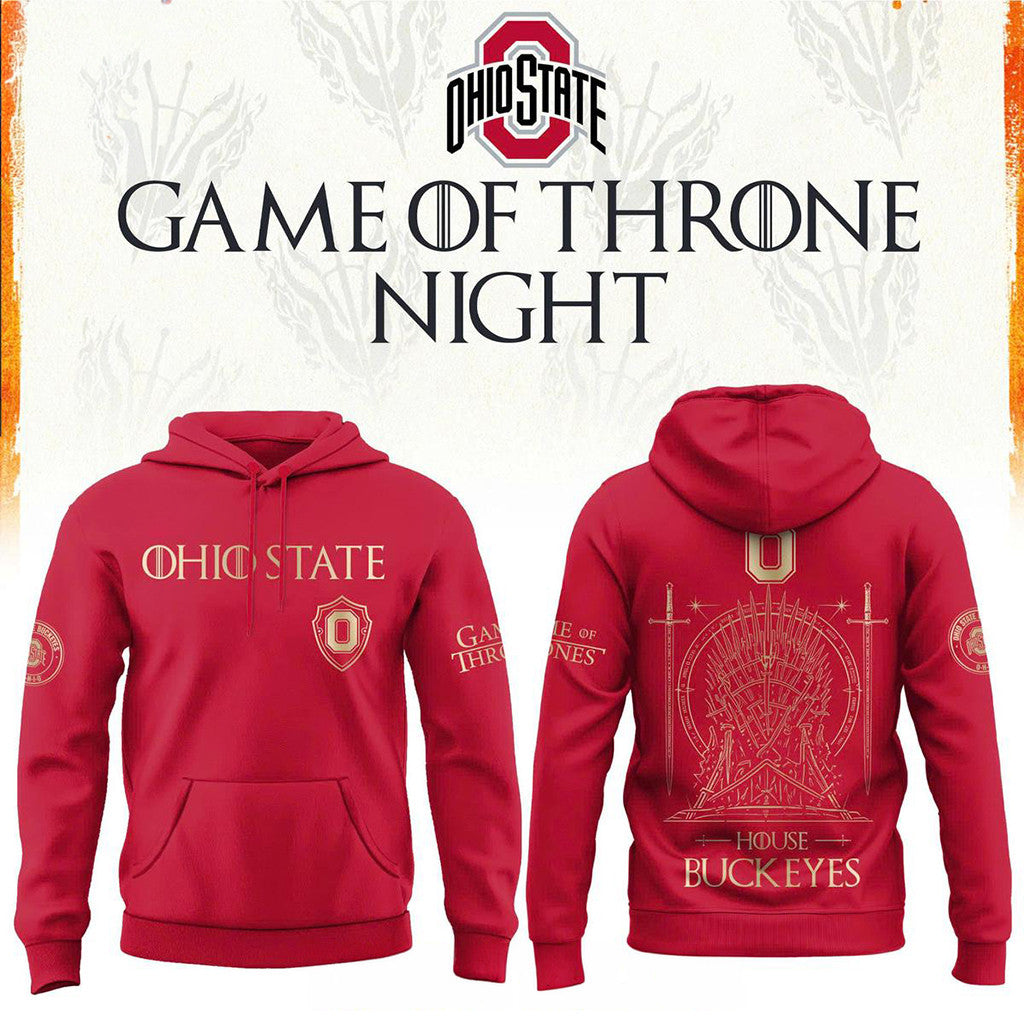 Ohio State Buckeyes 2026 House Of The Dragons Night Hoodie Buckeyes Merch Gift For Brothers - Merchluma