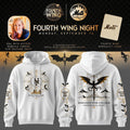 New York Mets Fourth Wing Night 2026 White Hoodie Fly Or Die Hoodie NY Mets Merch Gift For Fans - Merchluma