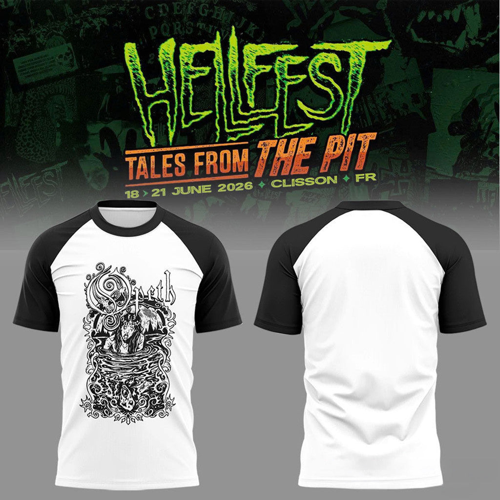 Hell Fest 2026 Tales From The Pit T-Shirt Opeth Band Merch Present For Music Lover - Merchluma