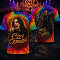 Ozzy Osbourne Crazy Train Tie Dye T-Shirt 2026 Ozzy Osbourne Merch Gift For Music Lovers - Merchluma