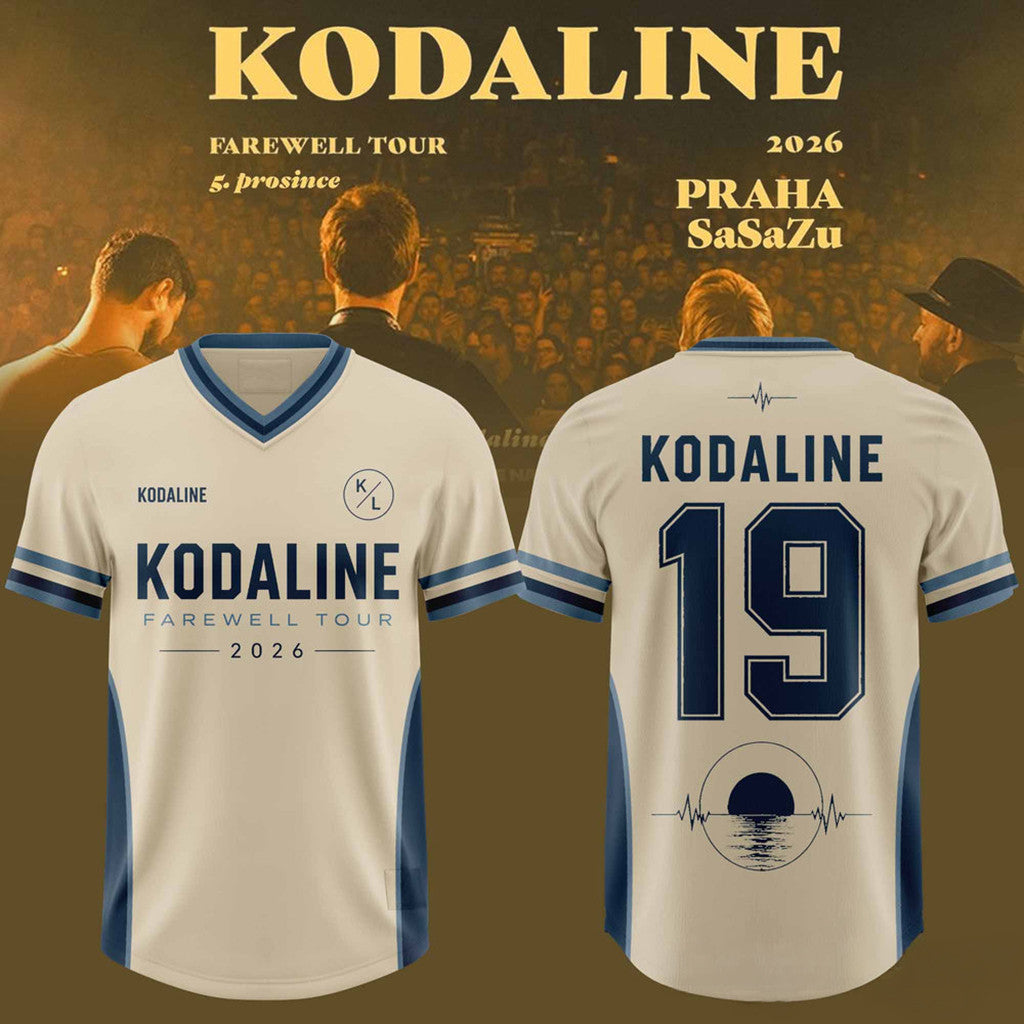 Kodaline Farewell Tour 2026 19 Years Anniversary Football Jersey Kodaline Merch Rock Fan Gifts - Merchluma