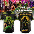 Oregon Ducks X Godzilla Football Jersey Dante Moore #5 Oregon Ducks Merch Gift For Brothers - Merchluma