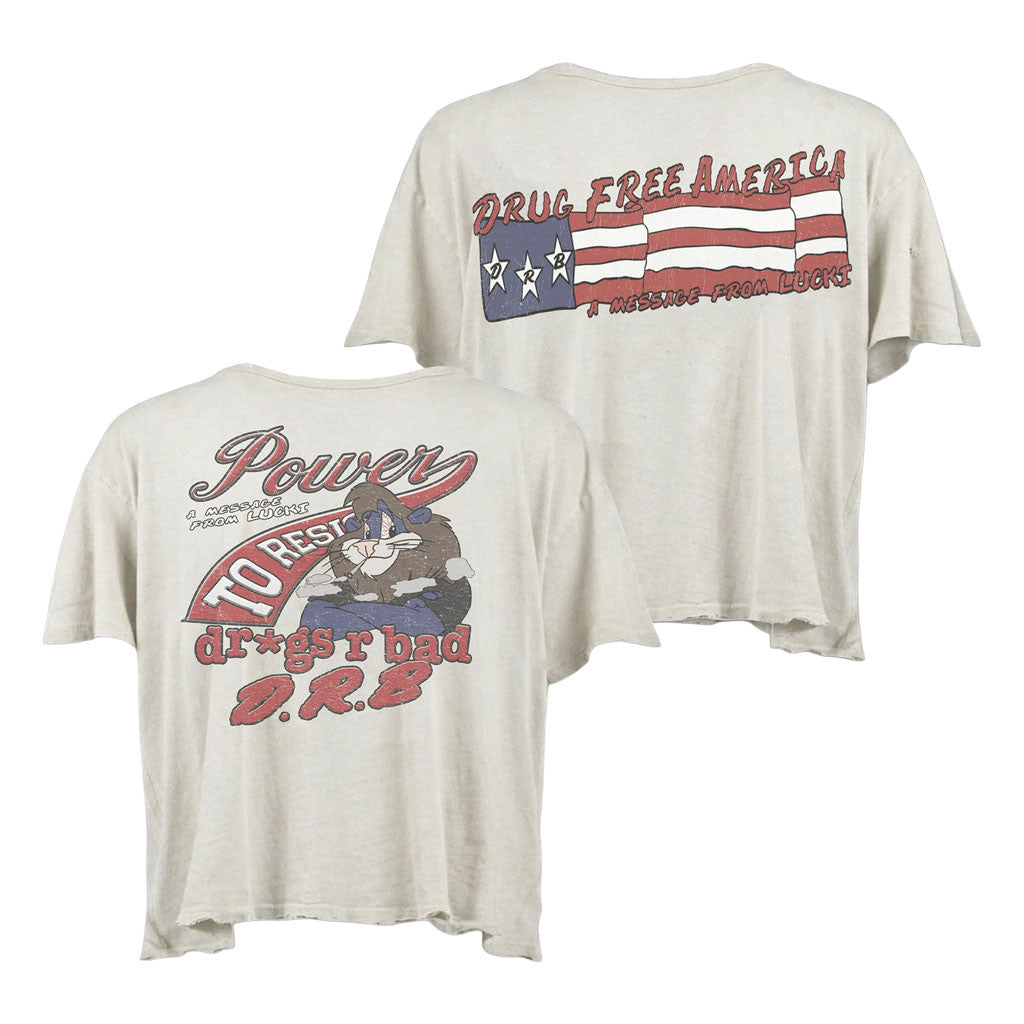 Lucki Merch Lucki Vault 2026 Dare T-Shirt Drug Free America Shirt Gifts For Sisters - Merchluma