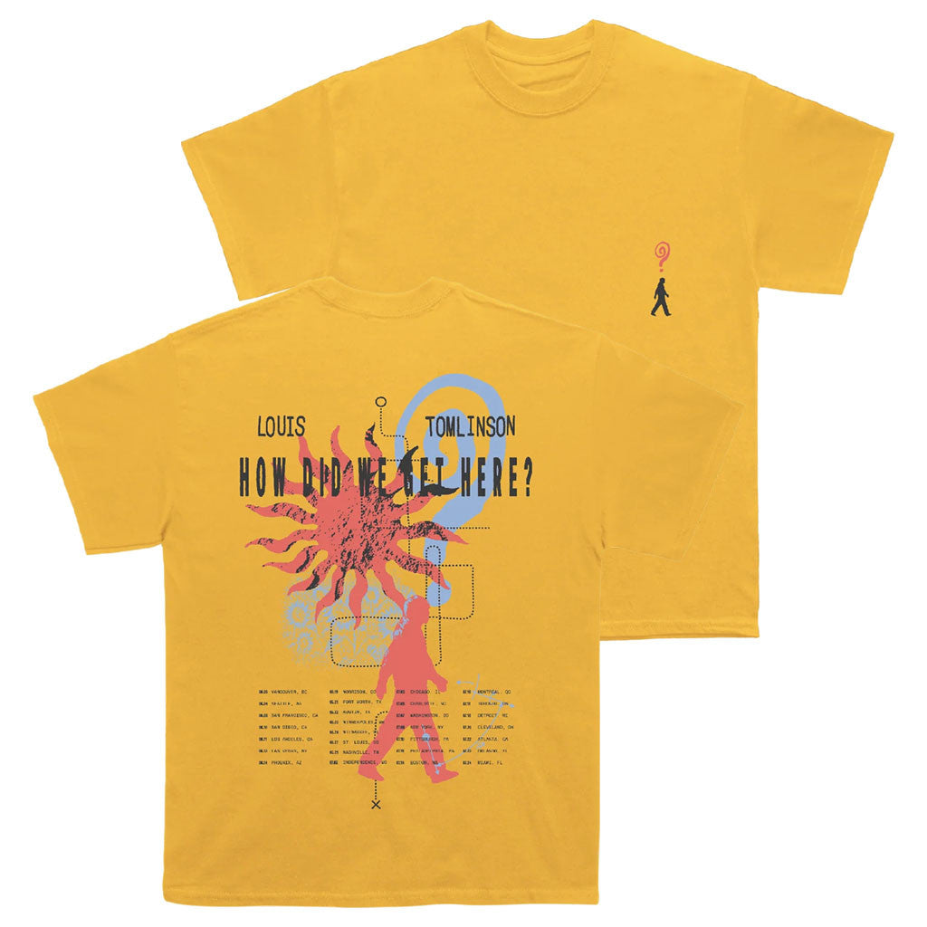 Louis Tomlinson Merch 2026 How Did We Get Here T-Shirt LT North America Tour Merch Fan Gifts - Merchluma